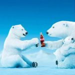 Polar bear Coca-Cola