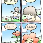 Flower butt sniffer meme