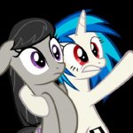 Octavia and Scratch My Little Pony