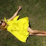Kylie sunglasses yellow