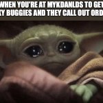 Crying Baby Yoda Meme Generator - Imgflip