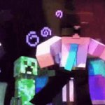 Minecraft dance GIF Template