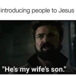 Joseph introducing Jesus meme