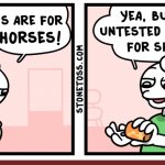 Stonetoss horse med