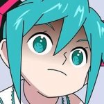 miku stares