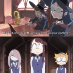 why is it when something happens little witch academia