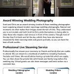 Wedding Videographer London