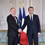 Vladimir Putin and Emmanuel Macron template