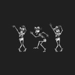 Dancing skeletons