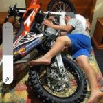 Dirtbike naptime