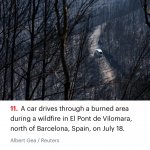 Forest fire in Spain