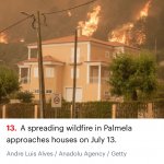 Forest fire in Portugal