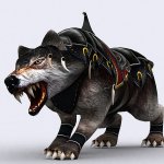 Armored Dire Wolf