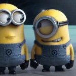 Minions laughing GIF Template