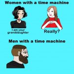 Time machine women v men