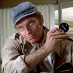 Charlton Heston badge and cap