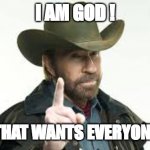 Chuck is God