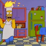 Homer House Fire GIF Template