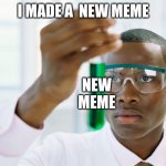 i made 2 this one and tf2 | I MADE A  NEW MEME; NEW MEME | image tagged in finaly meme | made w/ Imgflip meme maker