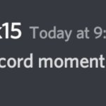 Discord moment