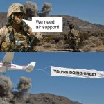 Air support meme