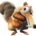 Scrat with his nut