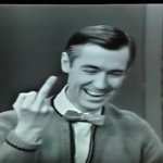 Mr. Rogers Flips the Bird