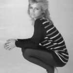 Kim Wilde black & white