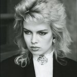 Kim Wilde black & white meme