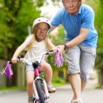 Trump teaches Joe how to ride bike