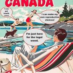 Enjoy summer in Canada meme