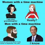 George W. Bush time machine meme