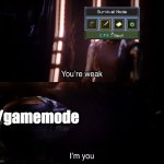 Nebula vs Nebula | /gamemode | image tagged in nebula vs nebula | made w/ Imgflip meme maker