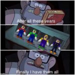 After All These Years | image tagged in after all these years,roblox,mario,luigi,wario,waluigi | made w/ Imgflip meme maker