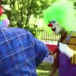 Clowns fighting GIF Template
