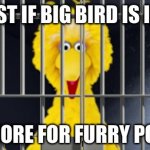 Big bird in jail template