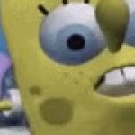 Spongebob banging on your screen GIF Template