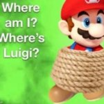 Mario lost meme