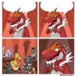 Tyrantrum bad joke meme