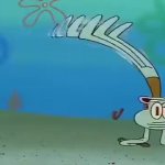 squidward loses his mind GIF Template