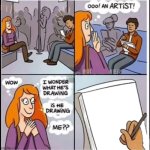An artist blank