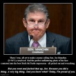 Joe Manchin does a thing