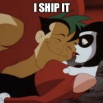 The Creeper x Harley Quinn | I SHIP IT | image tagged in the creeper x harley quinn | made w/ Imgflip meme maker