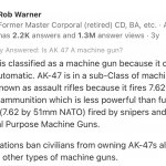 AK-47 assault rifle