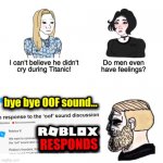 Bottom text | image tagged in do men have feelings | made w/ Imgflip meme maker