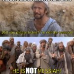 The most evil man is...... | THE GUY THAT DOWNVOTES FOR POINTS; NOT | image tagged in i''m not the messiah,funny memes,funny,downvote,lol | made w/ Imgflip meme maker