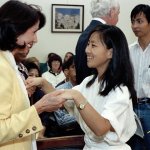 Nancy Pelosi visits Chinese pro-Democracy activists