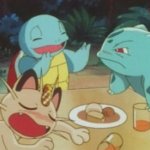Bulbasaur mad at Squirtle