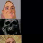 Mr. Incredible becoming uncanny and then canny meme