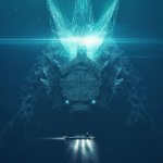 Godzilla & Submarine template
